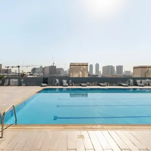 شقة Luxury 2br For 6 With King Beds, Gym, Sauna In Jvc, دبي